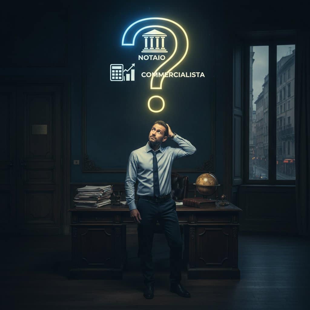 Affitto Ramo d'Azienda: Notaio o Commercialista? Guida Completa 2025 1 Affitto Ramo d'Azienda