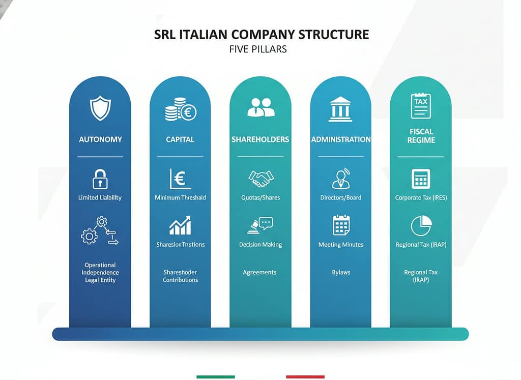 SRL significato: guida completa alla Società a Responsabilità Limitata nel 2026 1 i 5 pilastri della srl